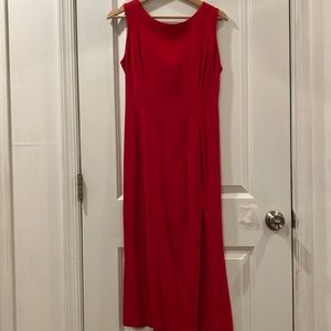 Red Vintage Dress Size Small